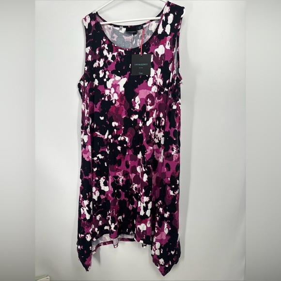 Cynthia Rowley Curve Asymmetrical Dress NWT Plus Size 3X - Picture 1 of 5